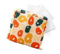 Custodia per assorbenti sanitari - Borsa portatile con stampa tampone | Graziosa borsa per proteggere e organizzare discretamente assorbenti e tamponi, ideale per il lavoro, Multicolore, C, Unisex