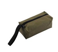 Custodia per Attrezzi 25cm Tessuto Oxford Resistente Borsa con Cerniera Custodia per Organizer per Matite con Coulisse, Custodia Multiuso per Cancelleria(Verde)