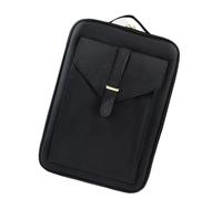 Custodia per attrezzi da parrucchiere in pelle PU di grande capacità, per saloni essenziali e da viaggio, organizer professionale in pelle PU