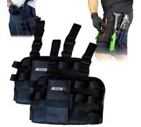 Custodia per attrezzi per gamba con fondina Z con clip da cintura, borsa per attrezzi per riparazione fondina Z per gamba, custodia per organizer per attrezzi utili per elettricista, artigiano(2PCS)