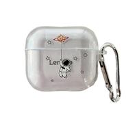 Custodia per auricolari a forma di pianeta astronauta galleggiante per auricolari Lenovo LP5 TWS