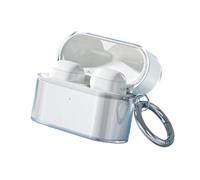 Custodia per auricolari adatta per So-ny WF-1000XM6, custodia ultra sottile in TPU con assorbimento di pressione negativa, antiurto, antipolvere, supporta la ricarica wireless (trasparente)
