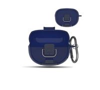 Custodia per auricolari Bose Ultra Open Earbuds Wireless Headphones, morbida custodia protettiva in TPU, delicata sulla pelle, con funzione Runway Buckle, protezione completa, blu
