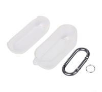 Custodia per auricolari, compatibile con Panasonic per TECHNICS EAH-AZ100 Wireless Earbuds Cover protettiva in morbido silicone (bianco)