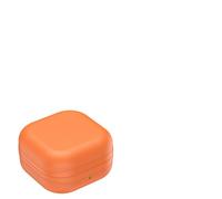 Custodia per auricolari compatibile con Samsung Galaxy Buds 4/4 Pro, custodia per auricolari, astuccio per cuffie, custodia in TPU e PC con moschettone (solo custodia) (Arancione)