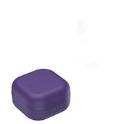 Custodia per auricolari compatibile con Samsung Galaxy Buds 4/4 Pro, custodia per auricolari, astuccio per cuffie, custodia in TPU e PC con moschettone (solo custodia) (Viola)