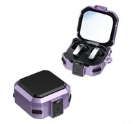 Custodia per auricolari con blocco e supporto per Samsung Galaxy Buds 4 / Buds 4 Pro, custodia rigida con supporto per telefono e clip portachiavi, custodia per auricolari resistente a cadute e graffi