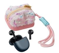 Custodia Per Auricolari - Controllo Auricolare Wireless | Controllo Di Archiviazione Delle Cuffie | Custodia Di Protezione Delle Cuffie Con Resistenza Agli Shock Con Cerniera E Cordino Per La Scuola D