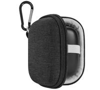 Custodia per auricolari Geekria Shield compatibile con JBL Vibe Beam 2/Buds 2, Tune 130NC/230NC/Flex Live Pro2 TWS, custodia rigida da viaggio di ricambio con clip moschettone (grigio scuro)