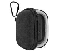 Custodia per auricolari Geekria Shield compatibile con Skullcandy EcoBuds, Dime 2/3, Smokin' Buds True Wireless, custodia rigida da viaggio di ricambio con clip a moschettone (grigio scuro)