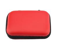 Custodia per auricolari in EVA, organizer con cerniera resistente all'usura e tasca a rete per cavo USB, auricolari e accessori, borsa porta