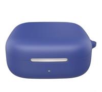 Custodia per auricolari in silicone su misura per HUAWEI FreeArc con maggiore comodità di un moschettone (blu scuro)