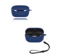 Custodia per auricolari JBL Endurance Race 2, yystao, in morbido silicone, compatibile con JBL Endurance Race 2, con cordino, antipolvere, antiurto e durevole, blu
