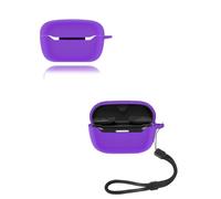 Custodia per auricolari JBL Endurance Race 2, yystao, in morbido silicone, compatibile con JBL Endurance Race 2, con cordino, antipolvere, antiurto e durevole, viola