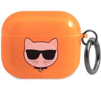 CUSTODIA PER AURICOLARI KARL LAGERFELD Choupette per AirPods 3, Arancione