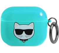 CUSTODIA PER AURICOLARI KARL LAGERFELD Choupette per AirPods 3, Blu