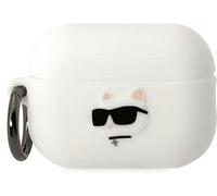 CUSTODIA PER AURICOLARI KARL LAGERFELD Custodia con logo per AirPods Pro 2, Bianco