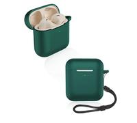 Custodia per auricolari Marshall Minor IV, yystao in silicone morbido compatibile con Marshall Minor IV, con cordino, antipolvere, antiurto e durevole, verde