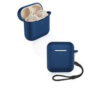 Custodia per auricolari Marshall Minor IV, yystao in silicone morbido compatibile con Marshall Minor IV, con cordino, antipolvere, antiurto e durevole, blu
