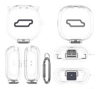 Custodia per auricolari SHOKZ Open Fit 2+ e T921 che offre una copertura affidabile, protezione dalla polvere e manutenzione lavabile (trasparente)