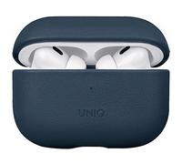 Custodia UNIQ in vera pelle per AirPods Pro di seconda generazione, colore blu.