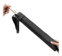 Custodia per bacchette da batteria, in pelle PU, custodia per mazzuole, per batteristi, principianti, studenti, banda, prestazioni