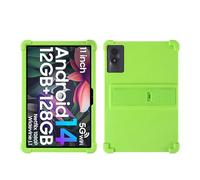 Custodia Per bambini compatibile con Blackview Tab 90 WiFi 2024 10.92'' Supporto regolabile Custodia Per tablet Antiurto Morbido Silicone Funda(Green)