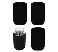 Custodia Per Barattolo Da 9,6x14 Cm - Custodia Per Contenitore Idroponico Da 4 Pezzi -| Protezione Per Barattoli A Bocca Larga Con Blocco Della Luce Per Bevande Da Germinazione Per Giardinaggio Domest