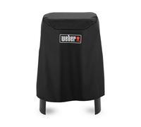 Weber Copertura Premium per Barbecue Elettrico Lumin con Supporto, Traspirante, Resistente ai Raggi UV e all’Acqua, Protezione da Vento e intemperie, con Chiusura in Velcro - Nero (3401289)