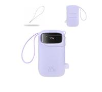 Custodia per Baseus QPow3 Powerbank 45 W 20000 mAh, una custodia protettiva + due pellicole protettive + corda, protezione all-inclusive, anti-shock/graffi, comoda da tenere, leggera e portatile