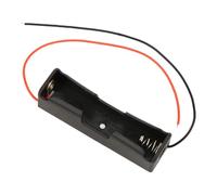 Custodia per Batteria 10 Pezzi Custodia per Batteria 3,7 V, Portabatteria Nero a Slot Singolo con Connessione Seriale a 2 Fili