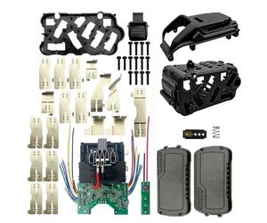 Custodia per batteria 21700 per DCB200,Supporto per celle al litio da 20 V 15 slot, Sostituzione Shell batteria 20V, Alloggiamento di riparazione batteria per utensili elettrici, custodia in plastica
