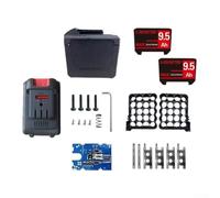 Custodia per batteria al litio per dayi 21 V serie 10/15/20, robusta custodia in plastica nera agli ioni di litio senza custodia protettiva leggera per batterie agli ioni di litio fai da te, adatta