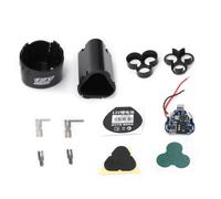 Custodia per batteria con lunghezza 83 mm per ricostruzione celle 12V, set gusci in ABS con scheda inclusa, linguette in nichel e cuscinetti isolanti per la revisione ' adattamento