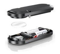 Custodia per batteria con vita prolungata a 10 anni per AirTag, Porta-etichetta impermeabile con batterie AA,14 volte più capacità rispetto alla CR2032, 3 soluzioni di montaggio,confezione da 1 unità