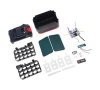 Custodia per batteria in plastica adatta con utensili 10/15 / 20 core Guscio in ABS con indicatori alimentazione a LED Scheda ricarica PCB Accessori per utensili elettrici