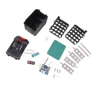 Custodia per batteria in plastica adatta con utensili 10/15 / 20 core Guscio in ABS con indicatori alimentazione a LED Scheda ricarica PCB Accessori per utensili elettrici