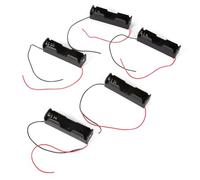 Custodia per batteria Mtlavishishing con filo per batteria agli ioni di litio singolo 18650 dotata di porta di ricarica 3.7V clip a molla compatta per smartphone tablet e dispositi