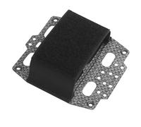 Custodia per Batteria Nvg per Casco Tattico, Sistema di Ritenzione del Casco Regolabile e Rapido, Porta Batteria T con Borsa per Contrappeso(Black)