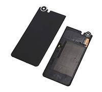 Custodia per Batteria per BlackBerry KEYone per Cover Posteriore per Cellulare 无节点 Accessori per Cellulari Nero (Argento)