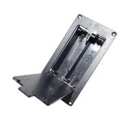 Custodia per batteria per celle 2A con coperchio e interruttori, 2 slot porta batterie, metodi di installazione multipli per un uso sicuro Scatola batteria integrata