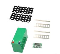 Custodia per batterie 12 V 7 Ah per celle, 3S 3 x 7, scatola vuota con strisce di nichel, per pacchetti di utensili elettrici fai da te (senza batteria) (verde)