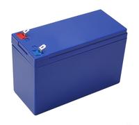 Custodia per batterie 12 V 7 Ah per celle, 3S 3 x 7, scatola vuota con strisce di nichel, per pacchetti di utensili elettrici fai da te (senza batteria) (solo scatola-blu)