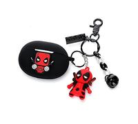 Custodia per Beats Studio Buds con portachiavi per bambola, XMBYGY Custodia di ricarica per cartone animato in silicone Kit di accessori