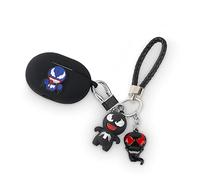 Custodia per Beats Studio Buds con portachiavi per bambola, XMBYGY Custodia di ricarica per cartone animato in silicone Kit di accessoris