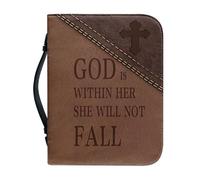 Custodia per Bibbia, custodia in PU con maniglia cerniere Bibbie Custodia per copertine per libri Accessori per Bibbie, Borsa per Bibbia per donna Accessori per trasporto