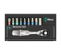 custodia per bit, acciaio inox e cricchetto per mini-biciclette Wera Argenté