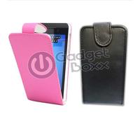 Custodia Per BlackBerry Z10 In Nero, Pochette Flip In Pelle PU Rosa Per Telefono