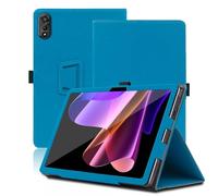Custodia per Blackview MEGA 2 12 Pollici, Cover Tablet Blackview MEGA 2 Wifi, Copertura Protettiva Pieghevole con Supporto per Matita e Cinturino da Polso, Protezione Completa. (Azzurro)