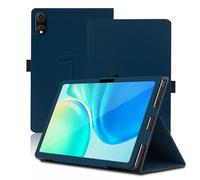 Custodia per Blackview Tab 90 Wifi 10.92 Pollici, Cover Tablet Blackview Tab 90 Wifi, Copertura Protettiva Pieghevole con Supporto per Matita e Cinturino da Polso, Protezione Completa. (Blu)